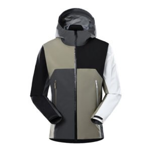 Masive Outdoor Jackets Heat Sealing Jacket Windproof Water Resistant Jacket for Hiking Fishing Travel Outdoor Hard Shell Jacket for Men Breathable Outdoor Jacket for Women