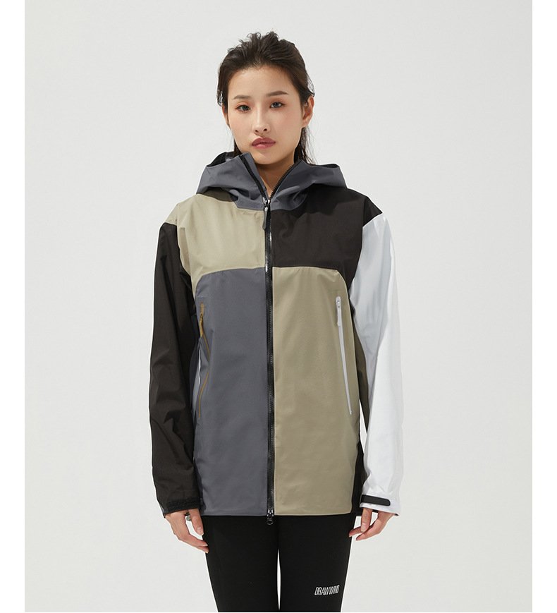 Masive Outdoor Jackets Heat Sealing Jacket Windproof Water Resistant Jacket for Hiking Fishing Travel Outdoor Hard Shell Jacket for Men Breathable Outdoor Jacket for Women - Image 5