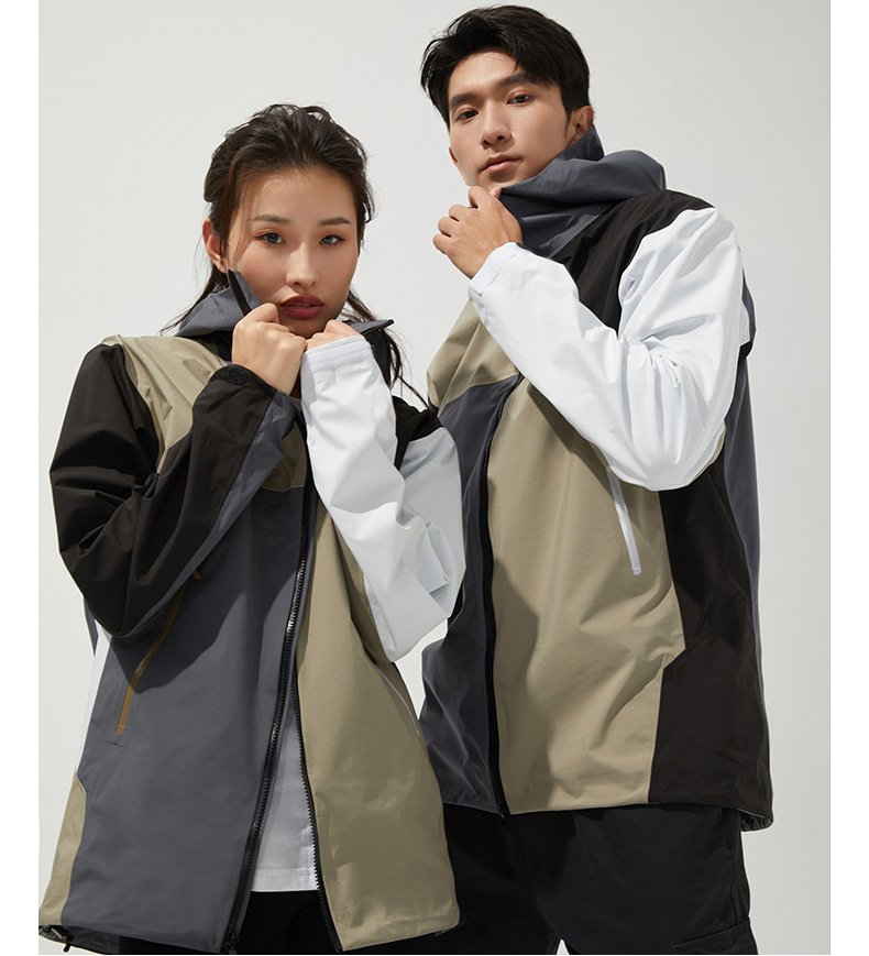 Masive Outdoor Jackets Heat Sealing Jacket Windproof Water Resistant Jacket for Hiking Fishing Travel Outdoor Hard Shell Jacket for Men Breathable Outdoor Jacket for Women - Image 3