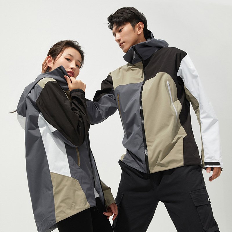 Masive Outdoor Jackets Heat Sealing Jacket Windproof Water Resistant Jacket for Hiking Fishing Travel Outdoor Hard Shell Jacket for Men Breathable Outdoor Jacket for Women - Image 4